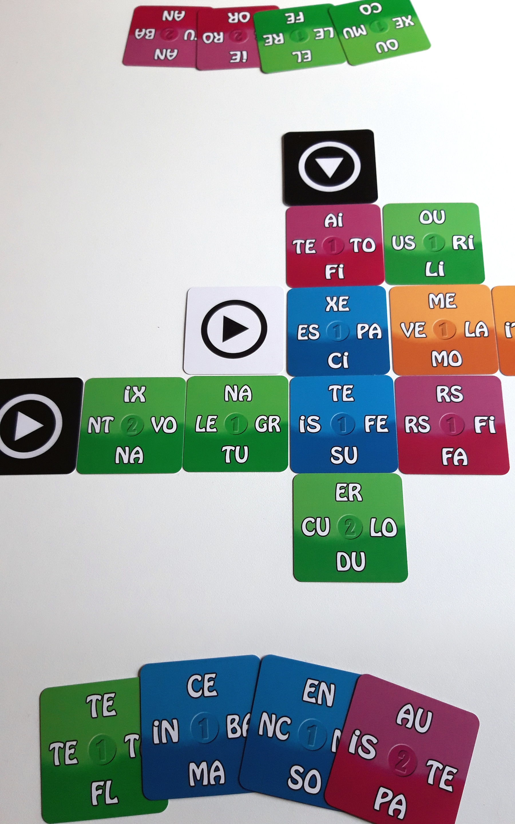 Jeu société mots croises