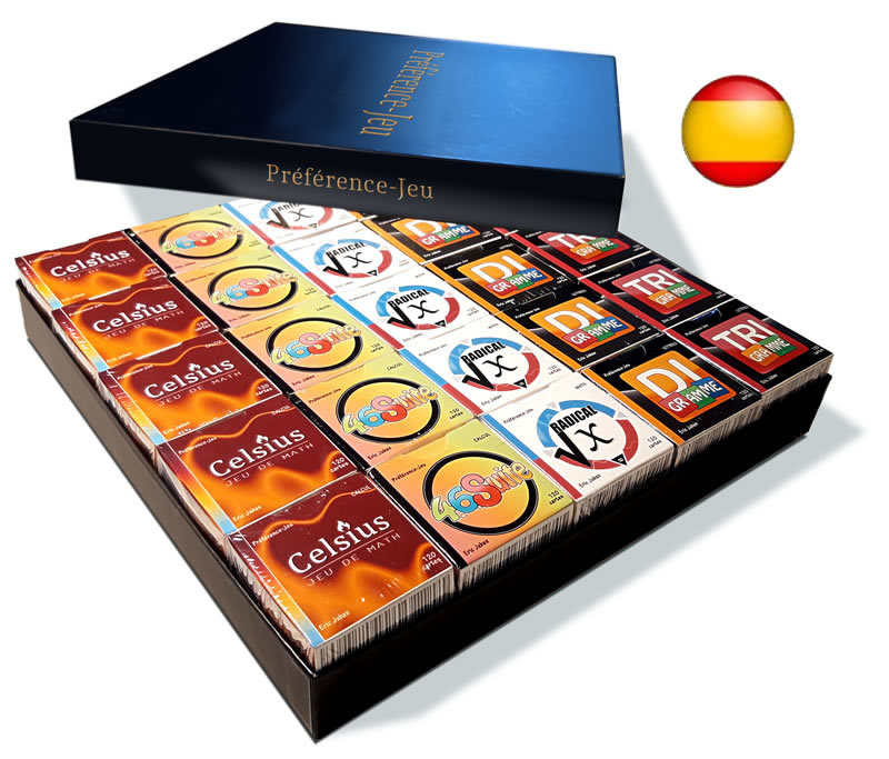 juego de cartas de matemáticas